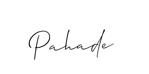 Once you've used our free online signature maker to create your best signature Allison_Script style, it's time to enjoy all of the benefits that Pahade name signing documents. Pahade signature style 2 images and pictures png