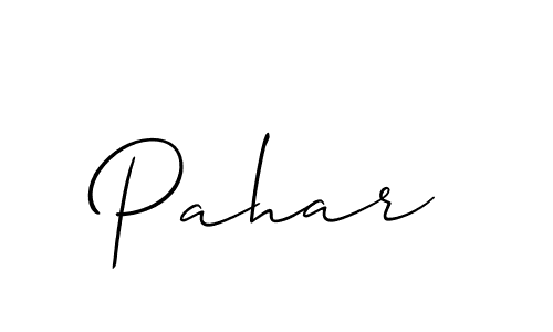 You should practise on your own different ways (Allison_Script) to write your name (Pahar) in signature. don't let someone else do it for you. Pahar signature style 2 images and pictures png