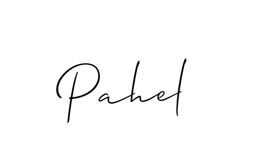You should practise on your own different ways (Allison_Script) to write your name (Pahel) in signature. don't let someone else do it for you. Pahel signature style 2 images and pictures png