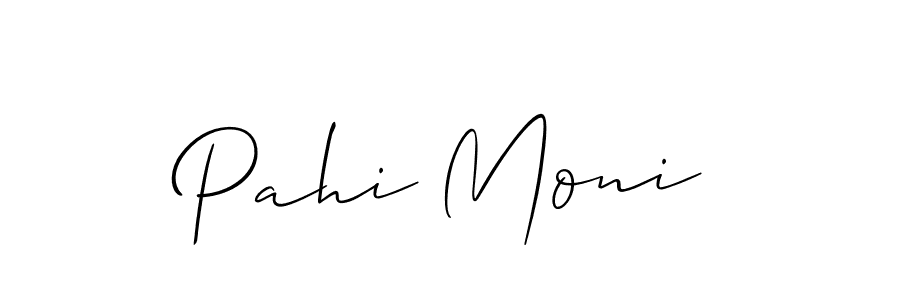 Once you've used our free online signature maker to create your best signature Allison_Script style, it's time to enjoy all of the benefits that Pahi Moni name signing documents. Pahi Moni signature style 2 images and pictures png