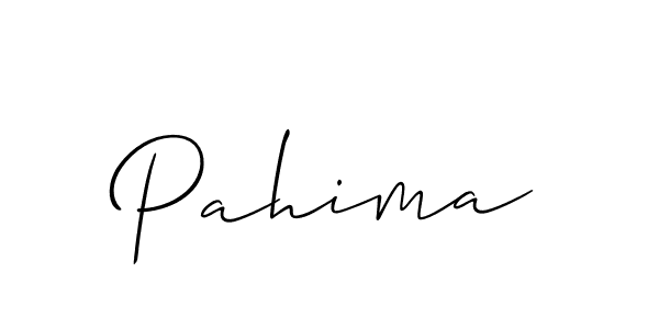 Best and Professional Signature Style for Pahima. Allison_Script Best Signature Style Collection. Pahima signature style 2 images and pictures png