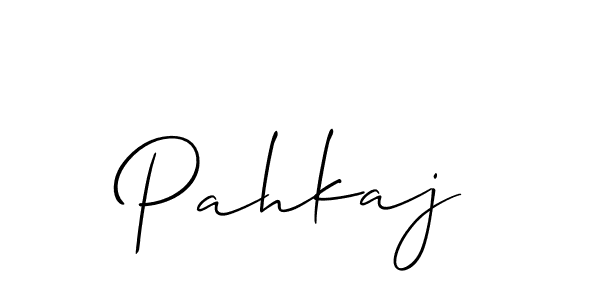 Allison_Script is a professional signature style that is perfect for those who want to add a touch of class to their signature. It is also a great choice for those who want to make their signature more unique. Get Pahkaj name to fancy signature for free. Pahkaj signature style 2 images and pictures png