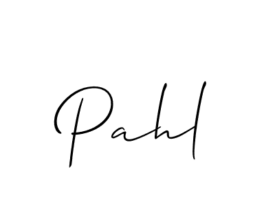 How to Draw Pahl signature style? Allison_Script is a latest design signature styles for name Pahl. Pahl signature style 2 images and pictures png