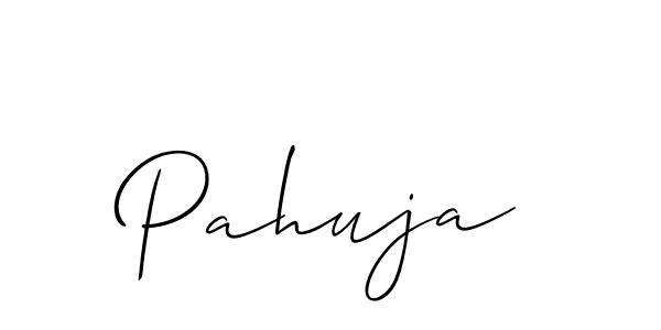 Best and Professional Signature Style for Pahuja. Allison_Script Best Signature Style Collection. Pahuja signature style 2 images and pictures png