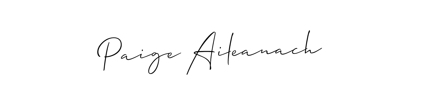 Similarly Allison_Script is the best handwritten signature design. Signature creator online .You can use it as an online autograph creator for name Paige Aileanach. Paige Aileanach signature style 2 images and pictures png