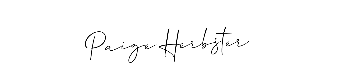 Make a short Paige Herbster signature style. Manage your documents anywhere anytime using Allison_Script. Create and add eSignatures, submit forms, share and send files easily. Paige Herbster signature style 2 images and pictures png