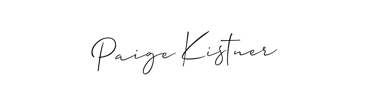 Also You can easily find your signature by using the search form. We will create Paige Kistner name handwritten signature images for you free of cost using Allison_Script sign style. Paige Kistner signature style 2 images and pictures png