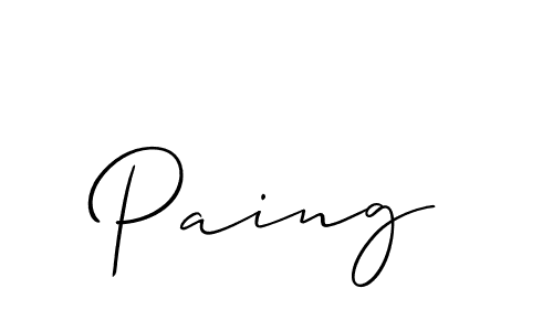 You can use this online signature creator to create a handwritten signature for the name Paing. This is the best online autograph maker. Paing signature style 2 images and pictures png