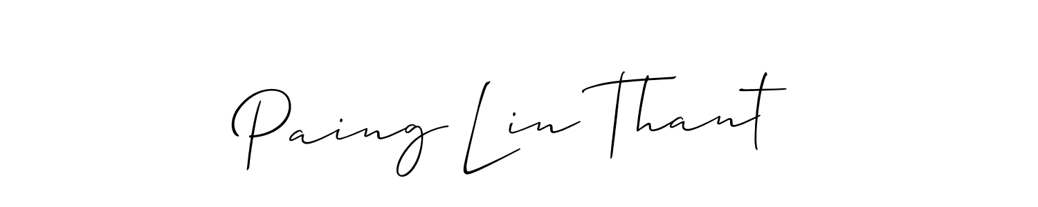 You can use this online signature creator to create a handwritten signature for the name Paing Lin Thant. This is the best online autograph maker. Paing Lin Thant signature style 2 images and pictures png