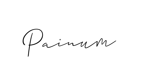 if you are searching for the best signature style for your name Painum. so please give up your signature search. here we have designed multiple signature styles  using Allison_Script. Painum signature style 2 images and pictures png
