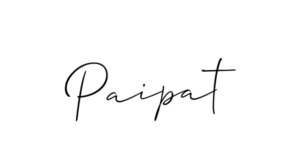 Make a short Paipat signature style. Manage your documents anywhere anytime using Allison_Script. Create and add eSignatures, submit forms, share and send files easily. Paipat signature style 2 images and pictures png