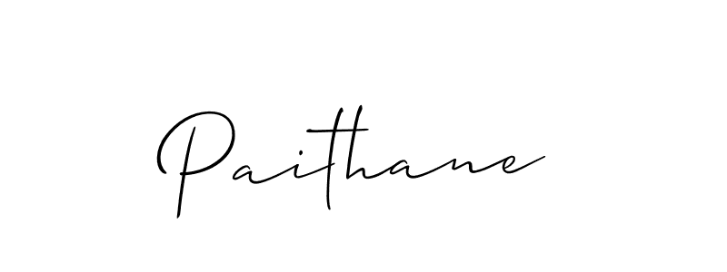 Also we have Paithane name is the best signature style. Create professional handwritten signature collection using Allison_Script autograph style. Paithane signature style 2 images and pictures png