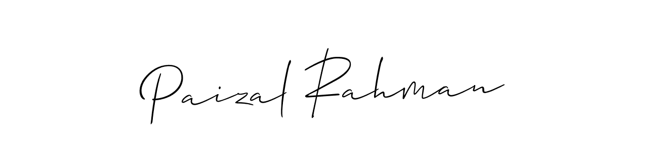 Also You can easily find your signature by using the search form. We will create Paizal Rahman name handwritten signature images for you free of cost using Allison_Script sign style. Paizal Rahman signature style 2 images and pictures png