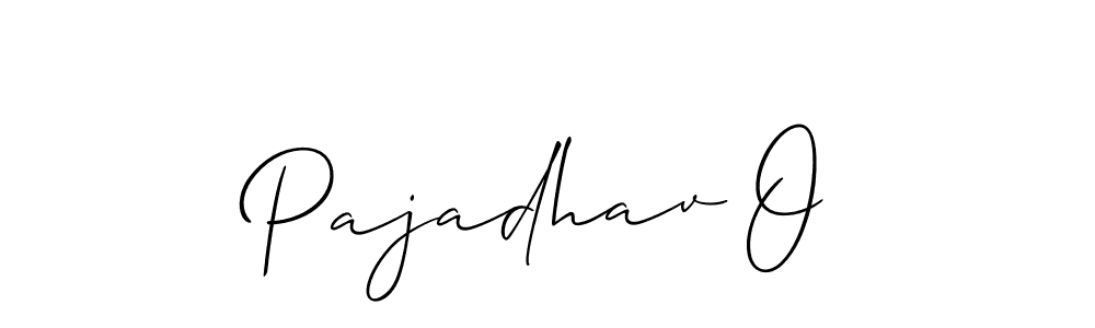 Pajadhav O stylish signature style. Best Handwritten Sign (Allison_Script) for my name. Handwritten Signature Collection Ideas for my name Pajadhav O. Pajadhav O signature style 2 images and pictures png