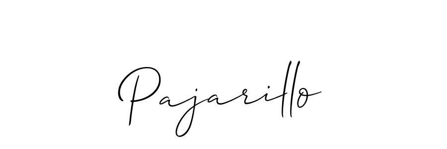 Design your own signature with our free online signature maker. With this signature software, you can create a handwritten (Allison_Script) signature for name Pajarillo. Pajarillo signature style 2 images and pictures png