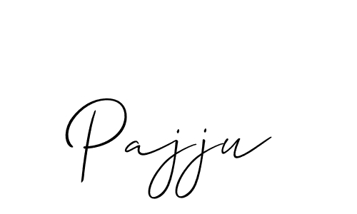 How to make Pajju signature? Allison_Script is a professional autograph style. Create handwritten signature for Pajju name. Pajju signature style 2 images and pictures png