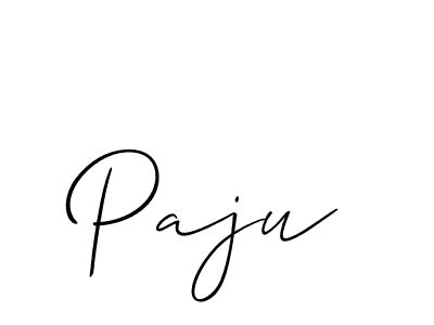 It looks lik you need a new signature style for name Paju. Design unique handwritten (Allison_Script) signature with our free signature maker in just a few clicks. Paju signature style 2 images and pictures png