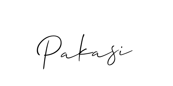 Also You can easily find your signature by using the search form. We will create Pakasi name handwritten signature images for you free of cost using Allison_Script sign style. Pakasi signature style 2 images and pictures png