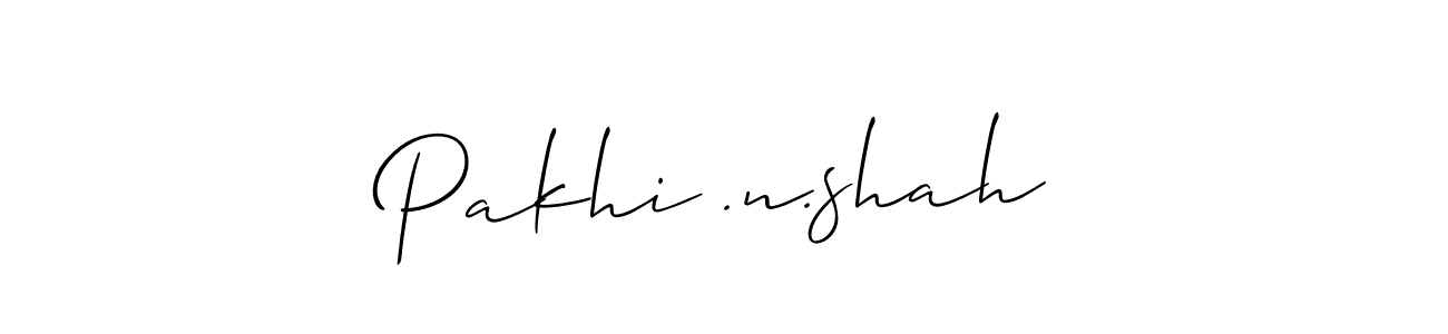 You can use this online signature creator to create a handwritten signature for the name Pakhi .n.shah. This is the best online autograph maker. Pakhi .n.shah signature style 2 images and pictures png