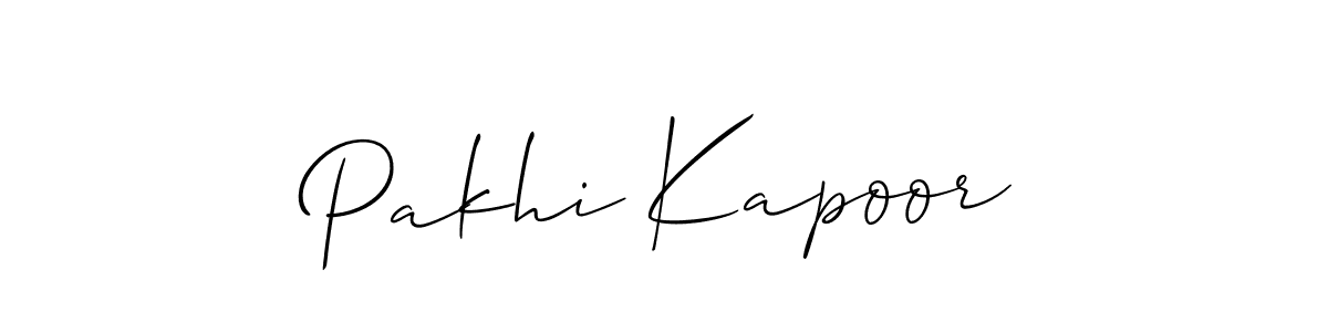 This is the best signature style for the Pakhi Kapoor name. Also you like these signature font (Allison_Script). Mix name signature. Pakhi Kapoor signature style 2 images and pictures png