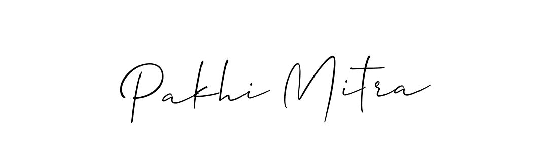 How to make Pakhi Mitra signature? Allison_Script is a professional autograph style. Create handwritten signature for Pakhi Mitra name. Pakhi Mitra signature style 2 images and pictures png