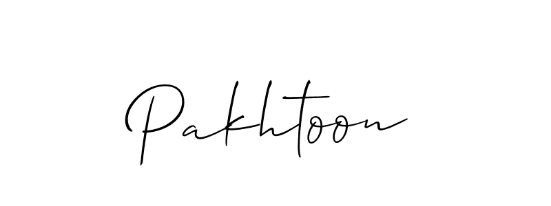 Make a beautiful signature design for name Pakhtoon. With this signature (Allison_Script) style, you can create a handwritten signature for free. Pakhtoon signature style 2 images and pictures png