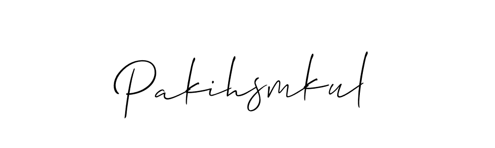 How to Draw Pakihsmkul signature style? Allison_Script is a latest design signature styles for name Pakihsmkul. Pakihsmkul signature style 2 images and pictures png