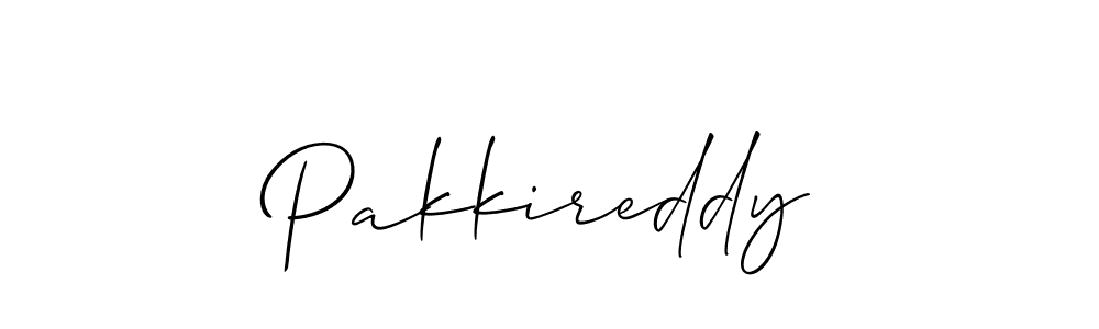 You should practise on your own different ways (Allison_Script) to write your name (Pakkireddy) in signature. don't let someone else do it for you. Pakkireddy signature style 2 images and pictures png