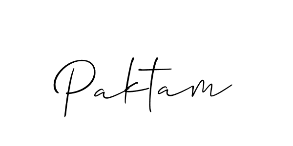 Similarly Allison_Script is the best handwritten signature design. Signature creator online .You can use it as an online autograph creator for name Paktam. Paktam signature style 2 images and pictures png