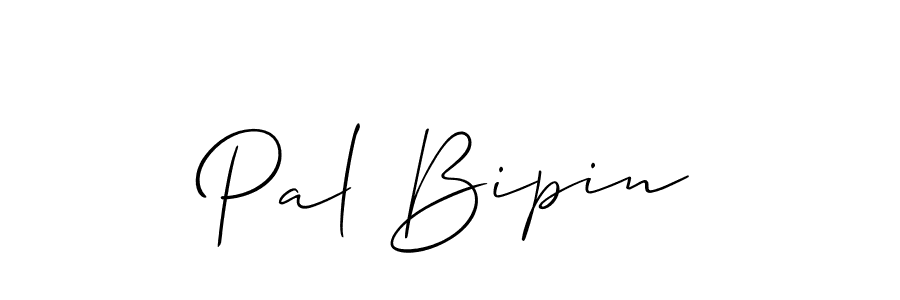 Design your own signature with our free online signature maker. With this signature software, you can create a handwritten (Allison_Script) signature for name Pal Bipin. Pal Bipin signature style 2 images and pictures png