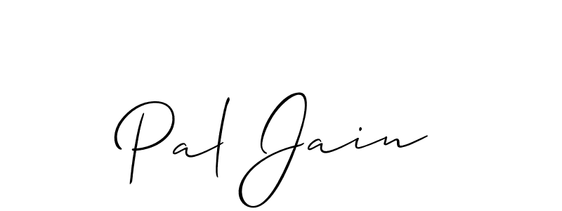 It looks lik you need a new signature style for name Pal Jain. Design unique handwritten (Allison_Script) signature with our free signature maker in just a few clicks. Pal Jain signature style 2 images and pictures png