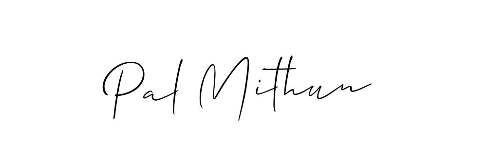 How to Draw Pal Mithun signature style? Allison_Script is a latest design signature styles for name Pal Mithun. Pal Mithun signature style 2 images and pictures png