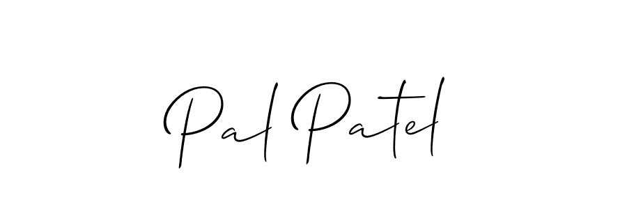 You should practise on your own different ways (Allison_Script) to write your name (Pal Patel) in signature. don't let someone else do it for you. Pal Patel signature style 2 images and pictures png