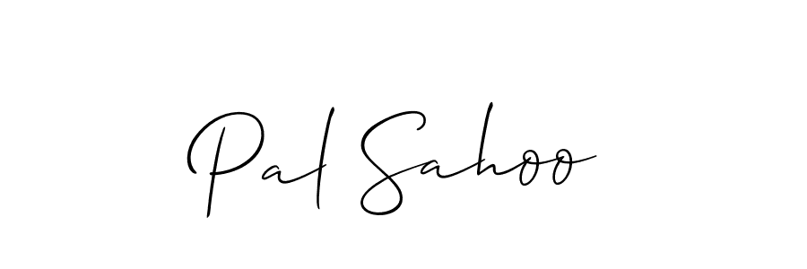 Allison_Script is a professional signature style that is perfect for those who want to add a touch of class to their signature. It is also a great choice for those who want to make their signature more unique. Get Pal Sahoo name to fancy signature for free. Pal Sahoo signature style 2 images and pictures png