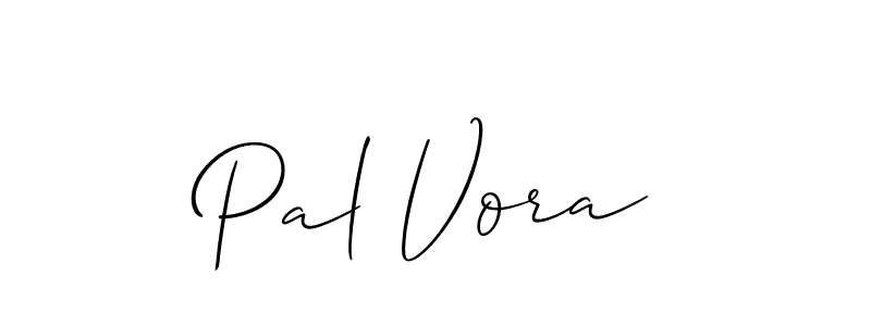 How to Draw Pal Vora signature style? Allison_Script is a latest design signature styles for name Pal Vora. Pal Vora signature style 2 images and pictures png