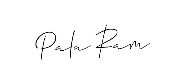 Design your own signature with our free online signature maker. With this signature software, you can create a handwritten (Allison_Script) signature for name Pala Ram. Pala Ram signature style 2 images and pictures png