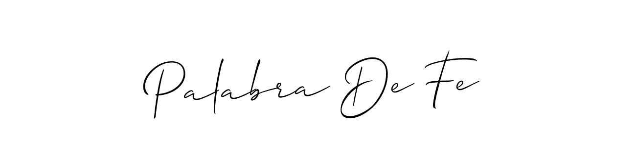 Check out images of Autograph of Palabra De Fe name. Actor Palabra De Fe Signature Style. Allison_Script is a professional sign style online. Palabra De Fe signature style 2 images and pictures png