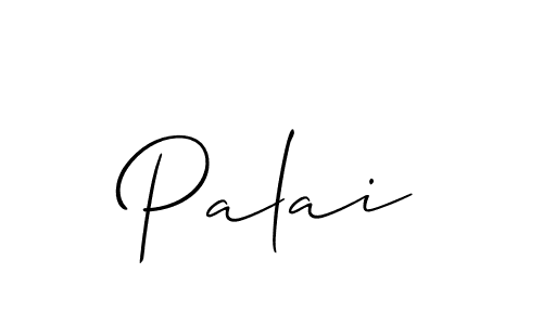 The best way (Allison_Script) to make a short signature is to pick only two or three words in your name. The name Palai include a total of six letters. For converting this name. Palai signature style 2 images and pictures png
