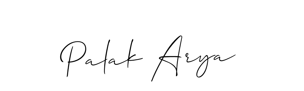 How to Draw Palak Arya signature style? Allison_Script is a latest design signature styles for name Palak Arya. Palak Arya signature style 2 images and pictures png