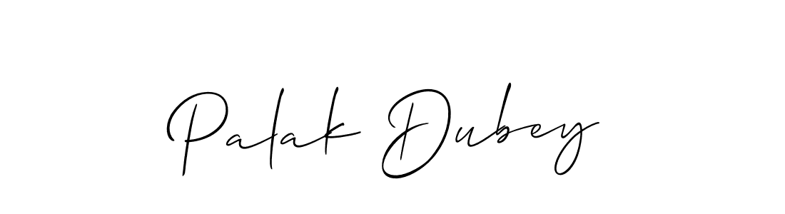 You should practise on your own different ways (Allison_Script) to write your name (Palak Dubey) in signature. don't let someone else do it for you. Palak Dubey signature style 2 images and pictures png