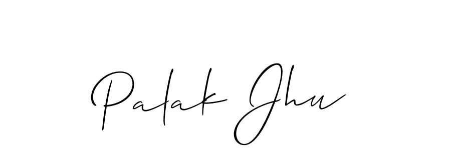 Once you've used our free online signature maker to create your best signature Allison_Script style, it's time to enjoy all of the benefits that Palak Jhu name signing documents. Palak Jhu signature style 2 images and pictures png