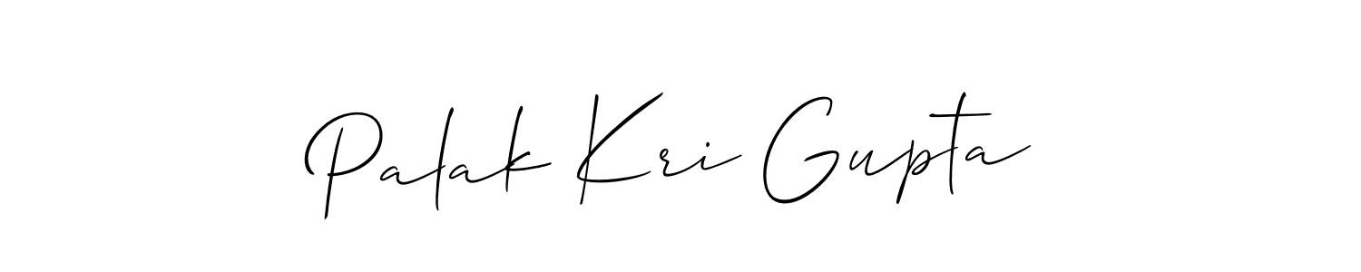Once you've used our free online signature maker to create your best signature Allison_Script style, it's time to enjoy all of the benefits that Palak Kri Gupta name signing documents. Palak Kri Gupta signature style 2 images and pictures png
