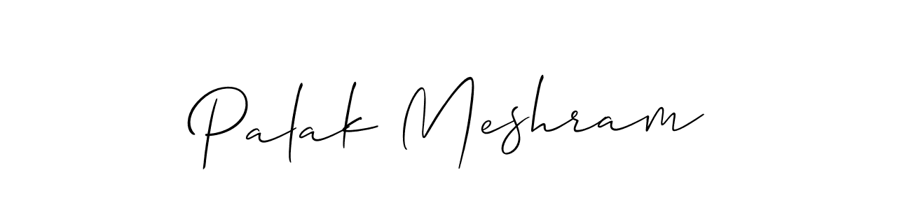 Make a beautiful signature design for name Palak Meshram. Use this online signature maker to create a handwritten signature for free. Palak Meshram signature style 2 images and pictures png