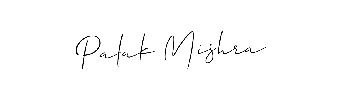 Make a short Palak Mishra signature style. Manage your documents anywhere anytime using Allison_Script. Create and add eSignatures, submit forms, share and send files easily. Palak Mishra signature style 2 images and pictures png