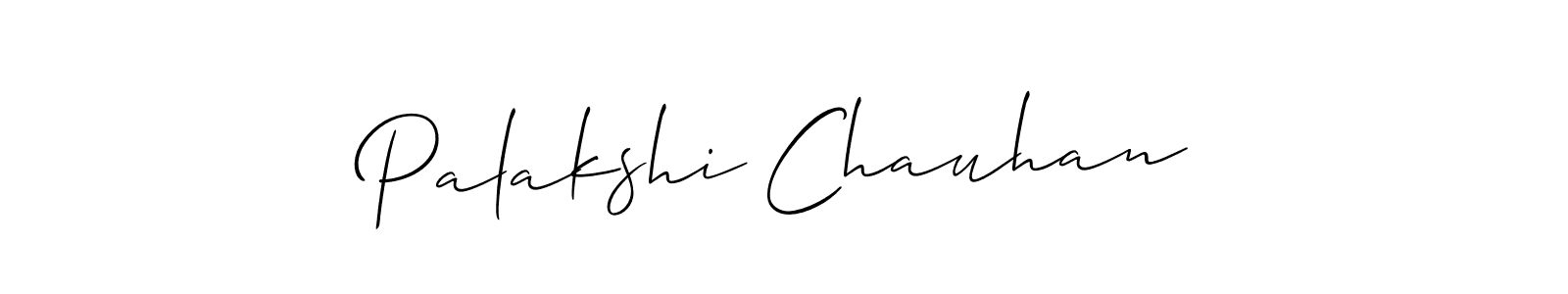 Create a beautiful signature design for name Palakshi Chauhan. With this signature (Allison_Script) fonts, you can make a handwritten signature for free. Palakshi Chauhan signature style 2 images and pictures png