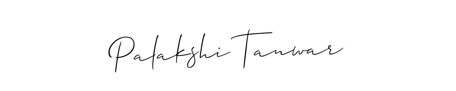 It looks lik you need a new signature style for name Palakshi Tanwar. Design unique handwritten (Allison_Script) signature with our free signature maker in just a few clicks. Palakshi Tanwar signature style 2 images and pictures png