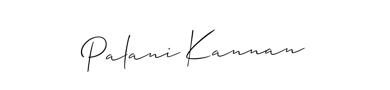 It looks lik you need a new signature style for name Palani Kannan. Design unique handwritten (Allison_Script) signature with our free signature maker in just a few clicks. Palani Kannan signature style 2 images and pictures png