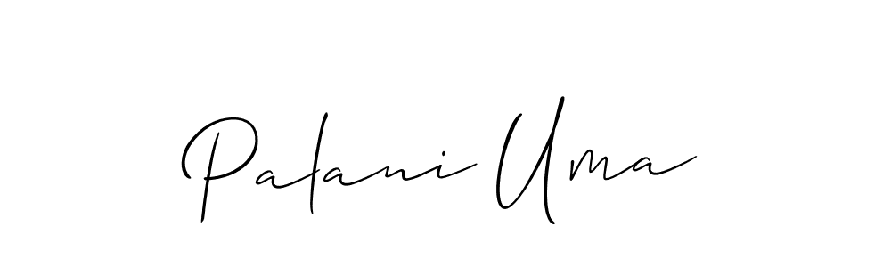 Best and Professional Signature Style for Palani Uma. Allison_Script Best Signature Style Collection. Palani Uma signature style 2 images and pictures png