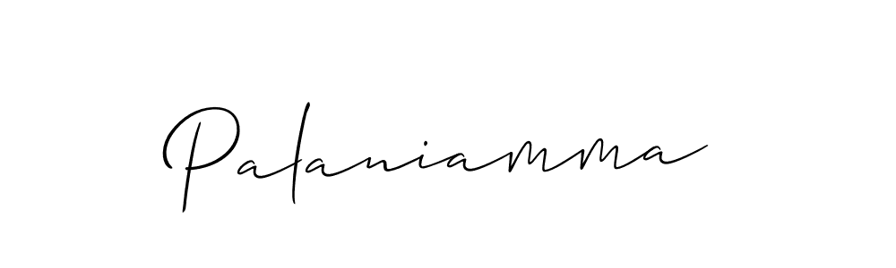 Best and Professional Signature Style for Palaniamma. Allison_Script Best Signature Style Collection. Palaniamma signature style 2 images and pictures png