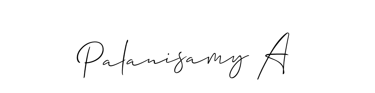 You should practise on your own different ways (Allison_Script) to write your name (Palanisamy A) in signature. don't let someone else do it for you. Palanisamy A signature style 2 images and pictures png